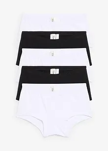 Hipstertrosa med mjuk ekologisk bomull (5-pack), bonprix
