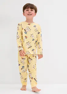 Pyjamas i ren ekologisk bomull (4 delar), bonprix
