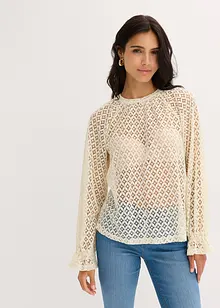 Spetstopp av bomullsmix, bonprix