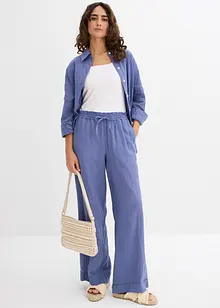 Oversize-skjorta av luftig muslin, bonprix