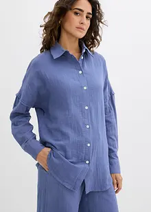Oversize-skjorta av luftig muslin, bonprix