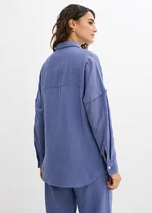 Oversize-skjorta av luftig muslin, bonprix