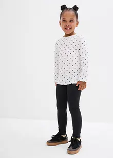 Långärmad topp av ekologisk bomull (3-pack), bonprix