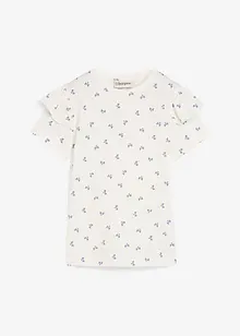 T-shirt av elastisk bomullsmix, bonprix