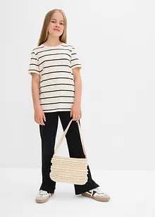 Jerseybyxa i utställd modell av elastisk bomullsmix (2-pack), bonprix