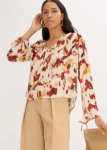 Blus med metalliserat garn, bonprix