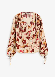 Blus med metalliserat garn, bonprix
