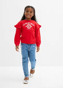Sweatshirt i mjuk ekologisk bomull (2-pack), bonprix