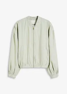 Blusjacka av glansigt material, bonprix