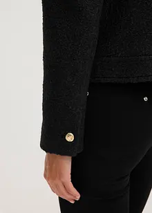 Blusjacka i mjuk bouclé, bonprix