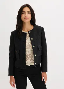 Blusjacka i mjuk bouclé, bonprix