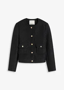 Blusjacka i mjuk bouclé, bonprix