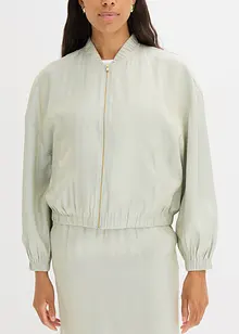 Blusjacka av glansigt material, bonprix