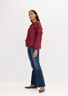 Blustunika med volanger, bonprix