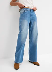 Straight jeans medelhög midja, bonprix