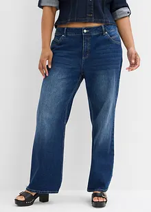 Straight jeans medelhög midja, bonprix