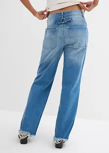 Straight jeans medelhög midja, bonprix