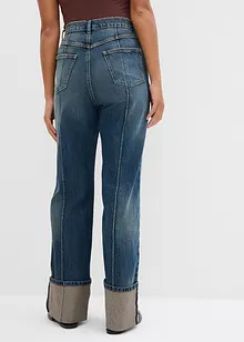 Straight Jeans med hög midja, bonprix