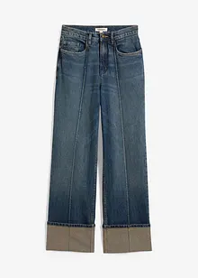 Straight Jeans med hög midja, bonprix