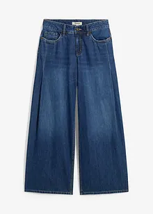 Wide Leg Jeans med medelhög midja, bonprix