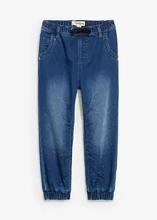 Dra på-jeans i trikå, regular fit, Straight, bonprix