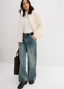 Tunn twilljacka med manchesterkrage, bonprix