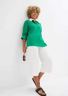 Pikétröja av interlockmaterial, bonprix