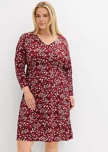 Jerseyklänning av stabil kräpp, bonprix