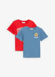 T-shirt av ren ekologisk bomull (2-pack), bonprix