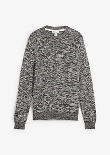 Grovstickad tröja i bomullsblandning, bonprix