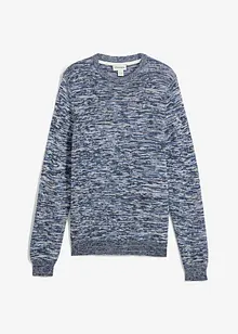 Grovstickad tröja i bomullsblandning, bonprix