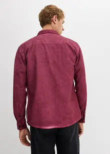 Långärmad bomullsskjorta med tvättad look, bonprix