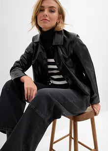 Jeans Wide Leg Mid Waist, bonprix