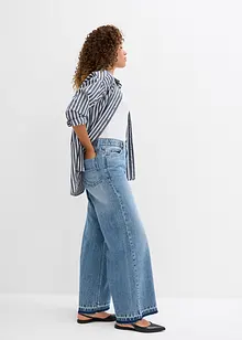 Wide Leg Jeans, cropped, bonprix