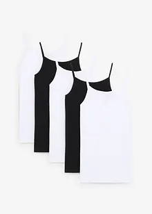 Linne med mjuk, ekologisk bomull (5-pack), bonprix