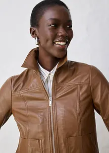 Skinnjacka med lammnappa, bonprix