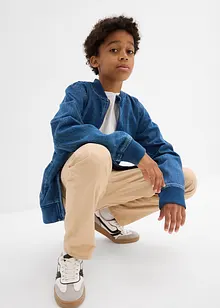 Jeansjacka i blusmaterial, bonprix