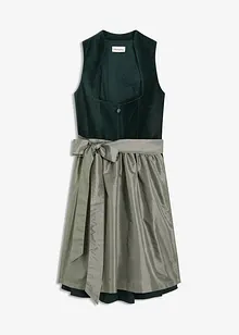 Mellanlång dirndl med sammet (2 delar), bonprix