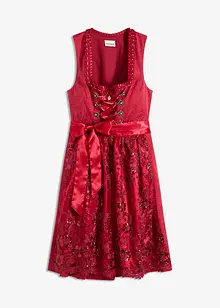 Dirndl med paljettförkläde (2 delar), bonprix