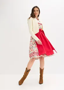 Dirndl med broderat förkläde (2 delar), bonprix