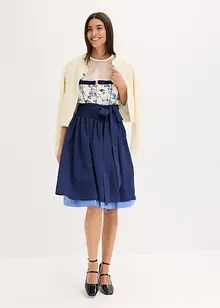 Dirndl med broderat förkläde (2 delar), bonprix