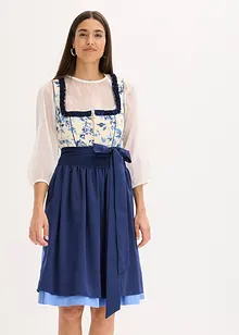 Dirndl med broderat förkläde (2 delar), bonprix