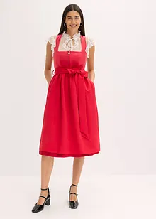 Mellanlång dirndl med sammet (2 delar), bonprix