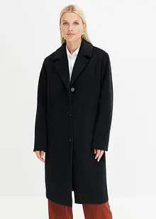 Kort kappa med yllelook, bonprix