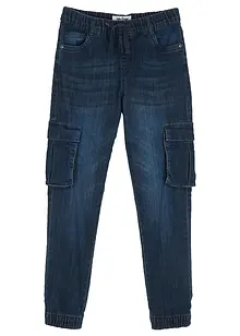 Dra på-jeans, Slim Fit, Stretch, bonprix