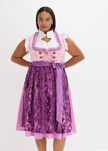 Dirndl med paljettförkläde (2 delar), bonprix
