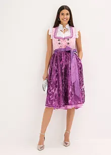 Dirndl med paljettförkläde (2 delar), bonprix