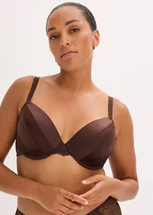 BH med formpressade kupor och elegant glans, bonprix