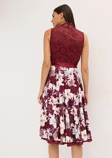 Dirndl med broderi och sammetskjol (2 delar), bonprix