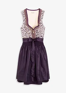 Dirndl med broderat förkläde (2 delar), bonprix